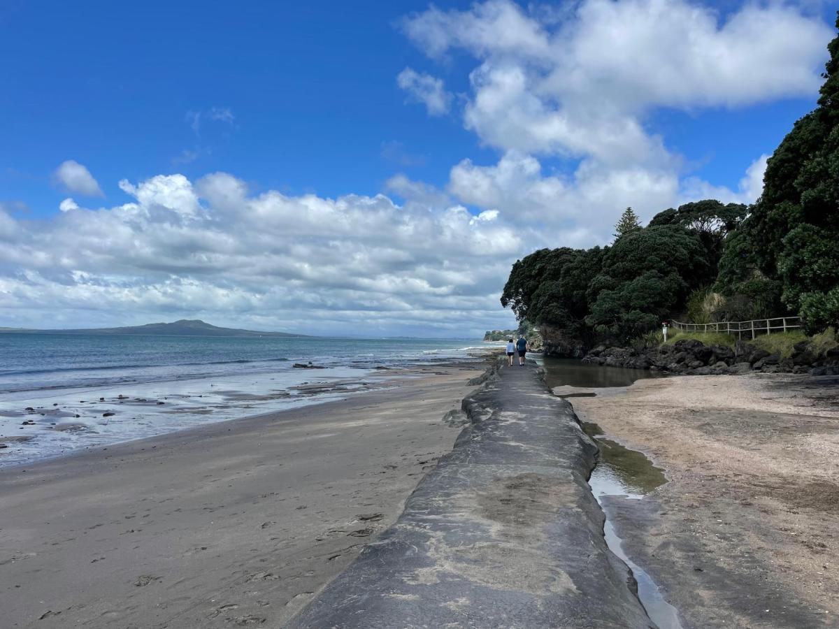 Family Friendly 3Br Flat - 3Min Walk To The Beach - Self Contained Auckland Exterior foto